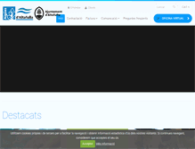 Tablet Screenshot of aiguesaltafulla.cat